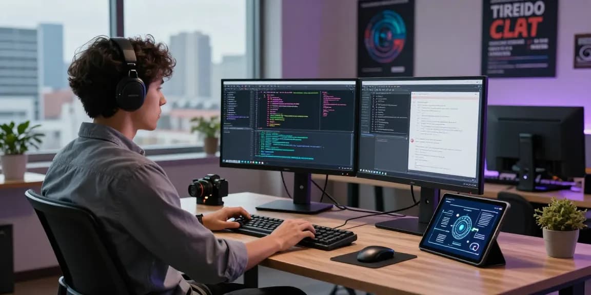Experience seamless communication with Telegram Download in a modern tech workspace.